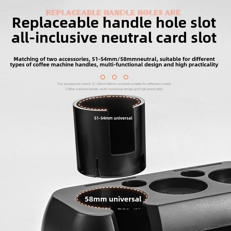 51-58 мм Универсальная подставка для кофе Темперная станция Подставка для хранения кофейного портафильтра Держатель диспенсера Нескользящая основа для темперирования кофе