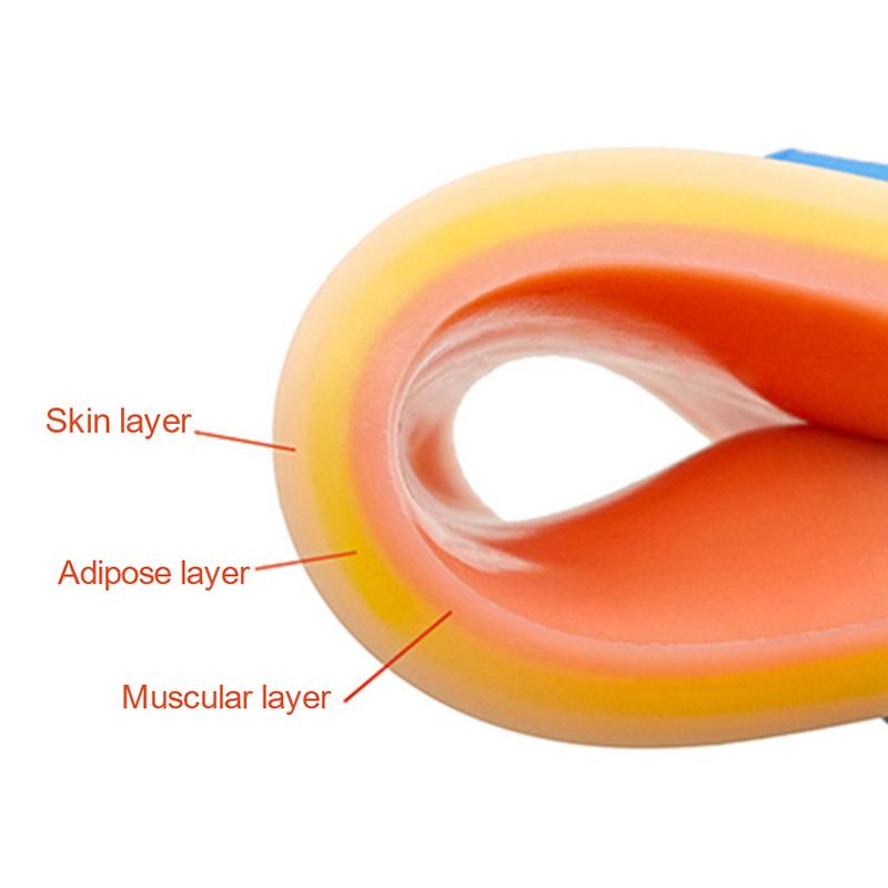 Модель шва кожи, силиконовая подушечка для наложения швов на рану, Y-образная тренировочная подушечка для травматического наложения швов, многоразовый силиконовый коврик для практики наложения швов