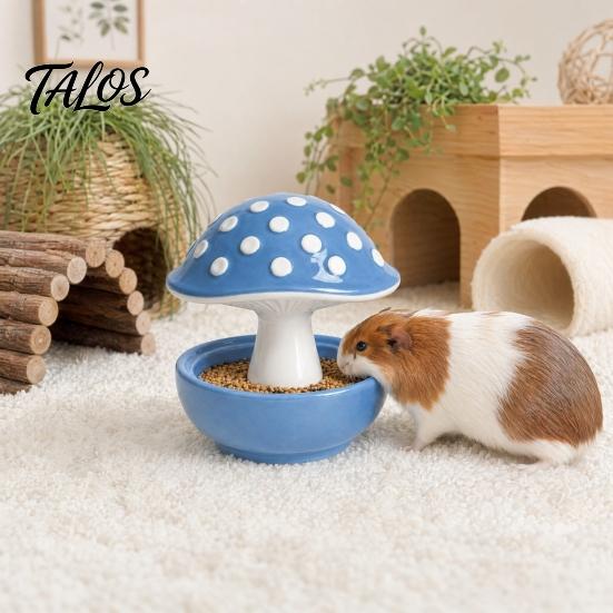 Кормушка для птиц и животных Talos, кормушка для клетки питомца без беспорядка, закрытая миска для еды или воды для мелких животных, волнистого попугайчика, кореллы, хомяка