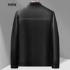 Romon Men's Genuine Sheepskin Leather Jacket