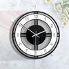 Ретро акриловые круглые циферблаты цифровые немые настенные часы для дома и офиса, подвесной декор