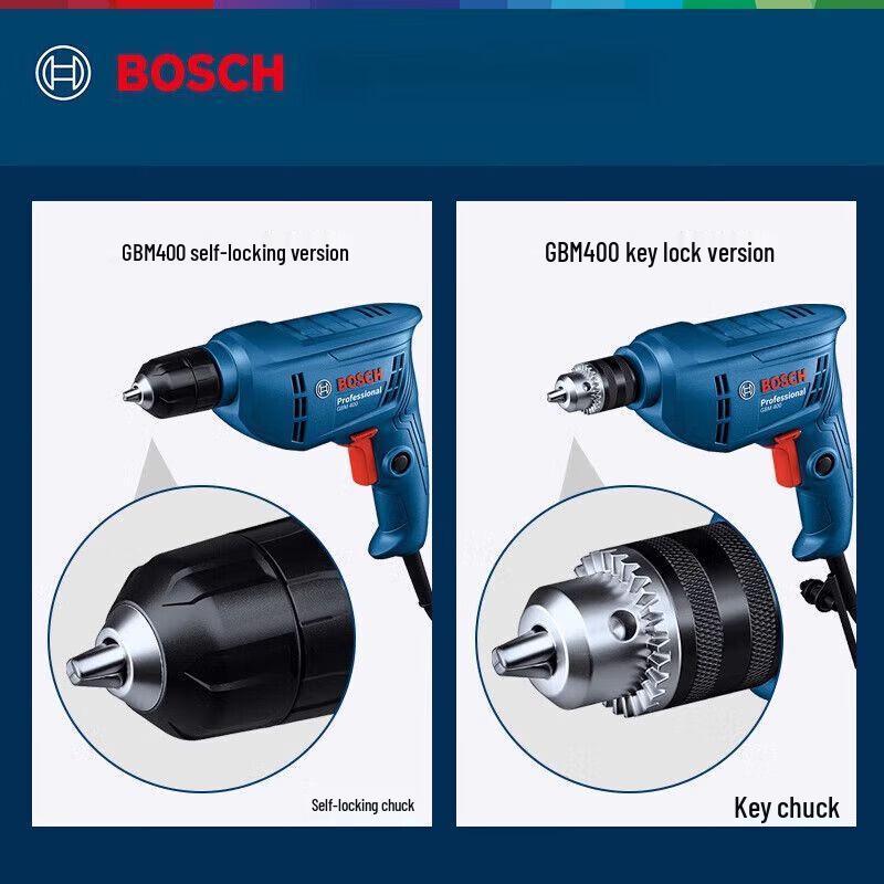 Bosch GBM400 Electric Drill CN plug (adapter included)