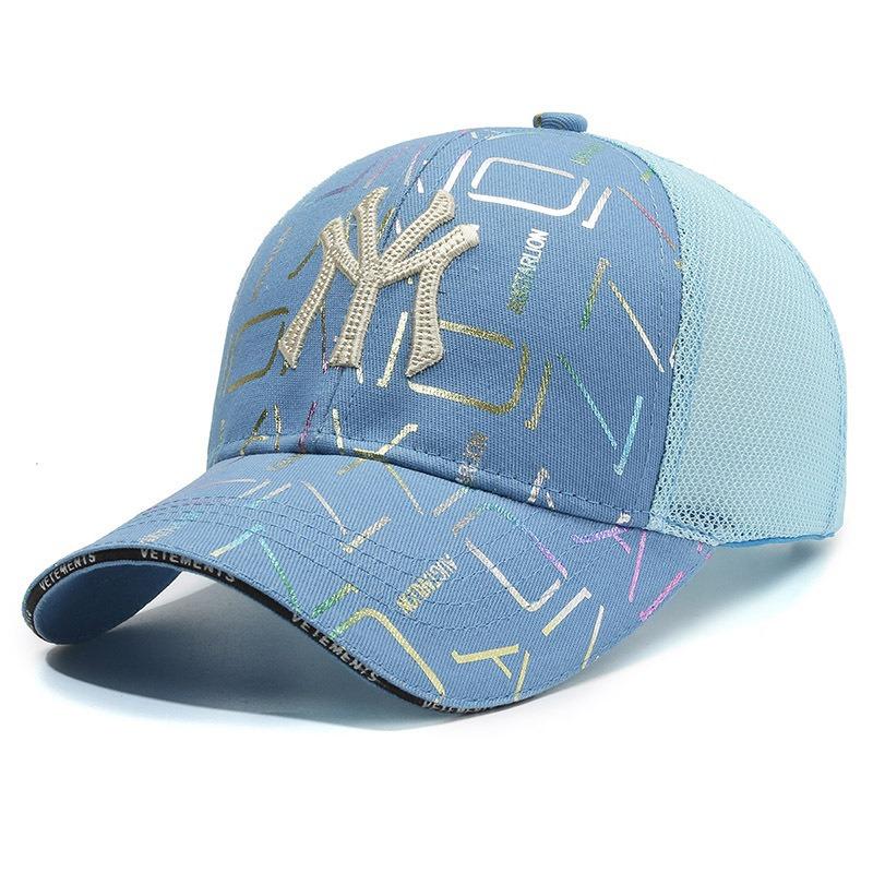 Fashion Versatile Embroidery Spring And Summer Breathable Mesh Cap Women'S Summer Shade Outdoor Baseball Cap Male Alphabet Couple Cap