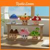Bear Mushroom Cartoon Design Building Block Set For Kids Creative Toy Building