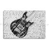 Telecaster Watercolor Metal Plaque Poster Decoration Printed Cinema Pub Garage Decoration Tin Sign Poster