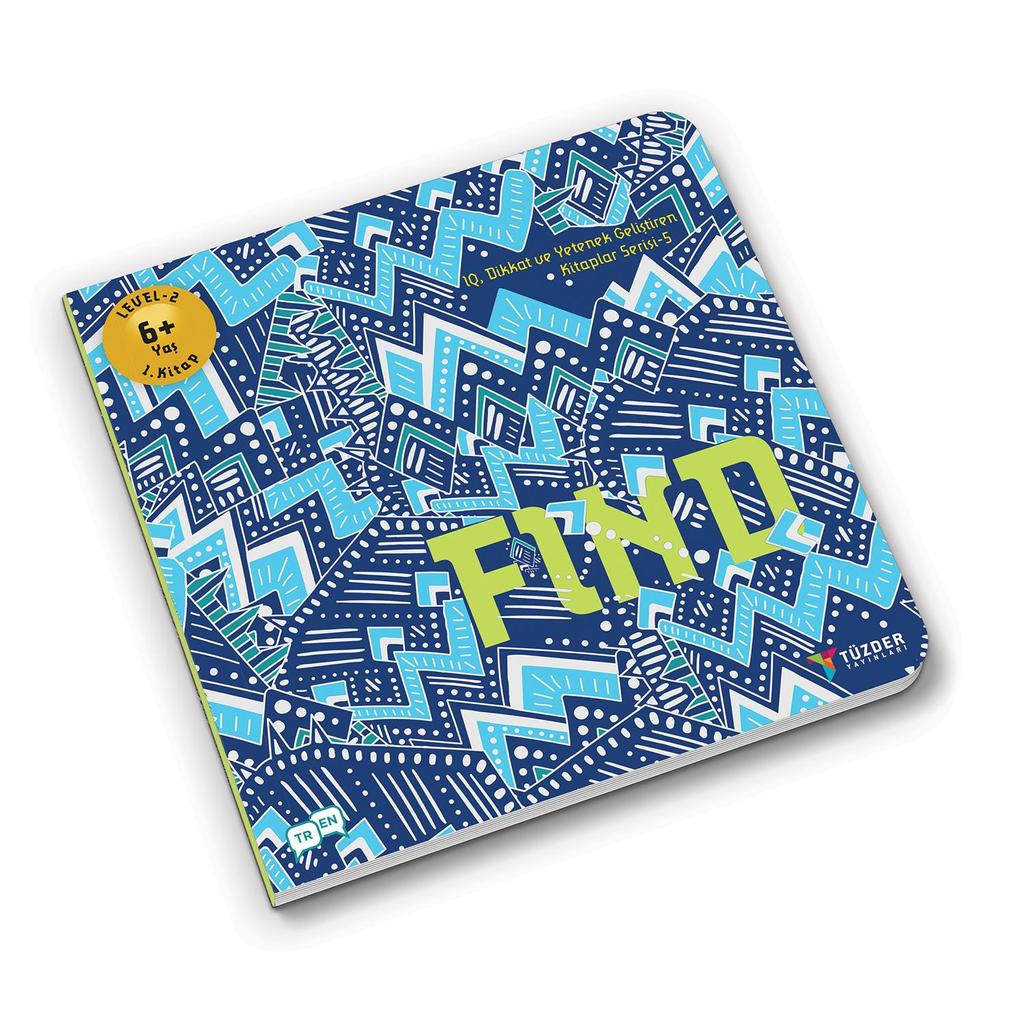 Набор из 9 возрастов 5+ (Уровень 1-2-3) / Серия книг, улучшающих IQ, внимание и способности, английский-турецкий