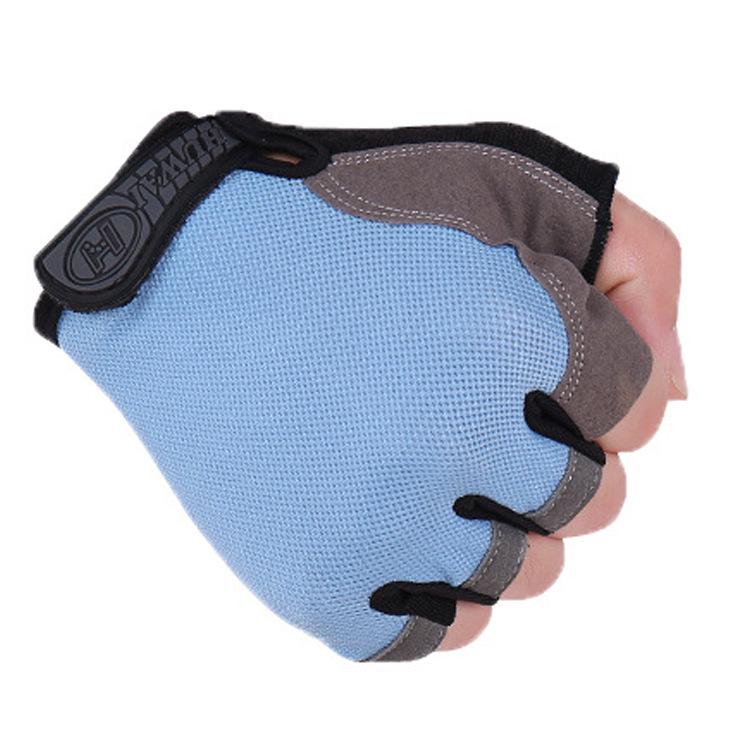 Summer Half Finger Gloves for Men and Women Sun Protection Non Slip Breathable Mountaineering Outdoor Sports Fitness Bicycle Cycling Gloves