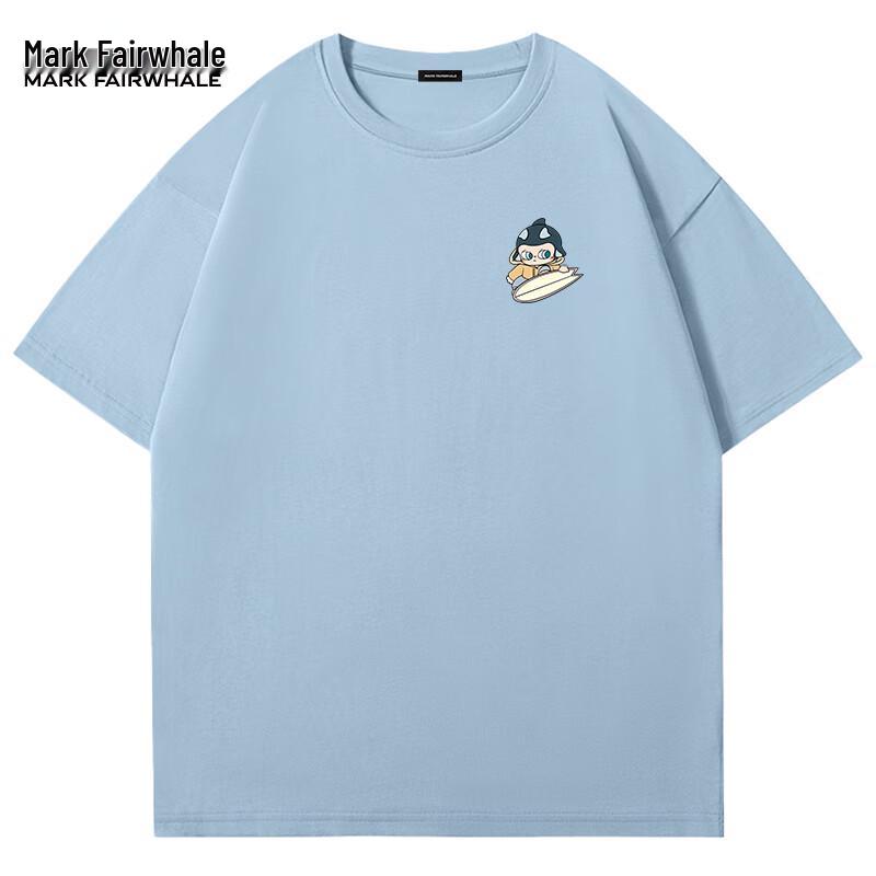 Mark Fairwhale Мужская модная свободная футболка с коротким рукавом