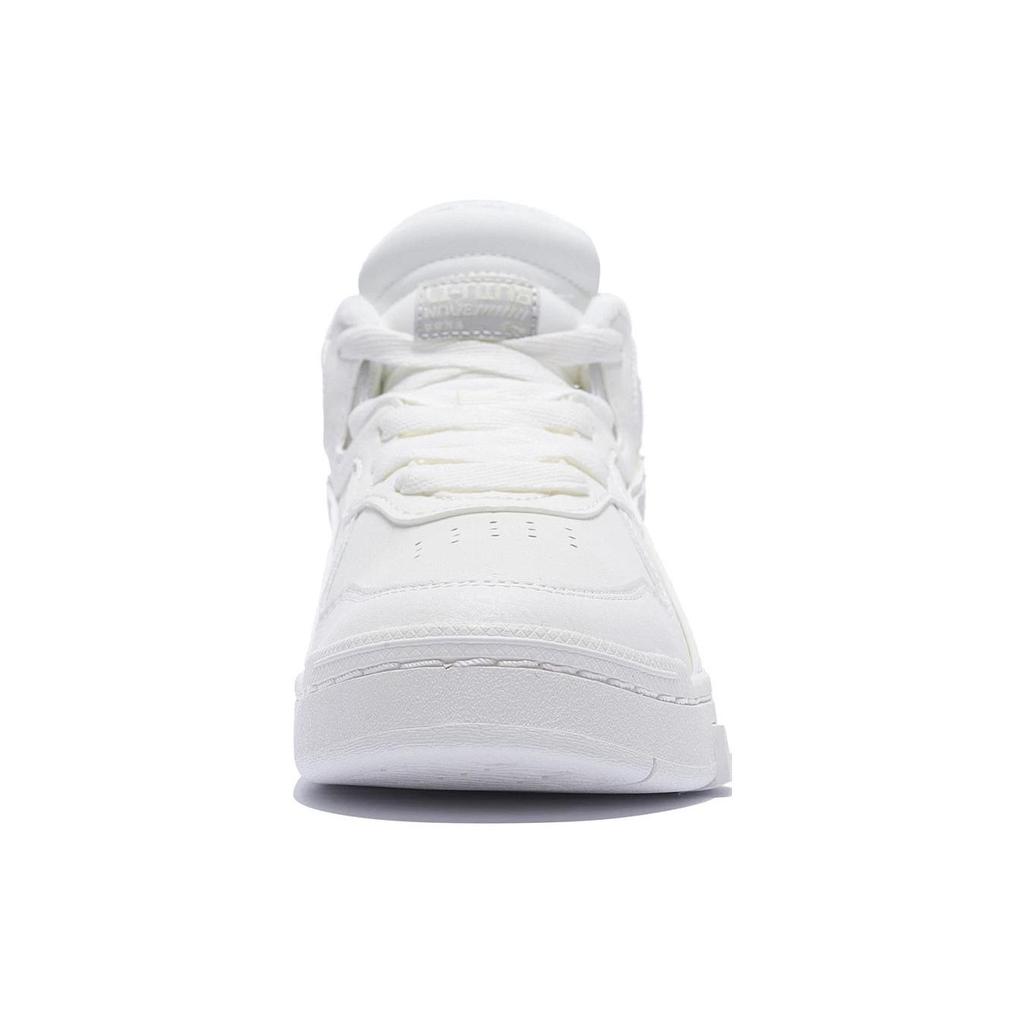 Li Ning We Wo Mid Wear Resistant Non Slip Warm High Top Skate Shoes Women Skate Shoes White AGCS324-1