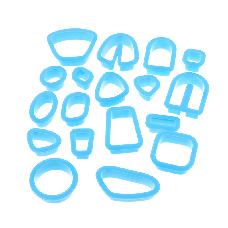 18 шт. Резаки для полимерной глины, принадлежности для изготовления сережек, инструменты для резки глины