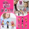 6-piece Doll Set, 4-inch Cute PVC Dolls, Fan Gift, Children's Gift, Home Decor