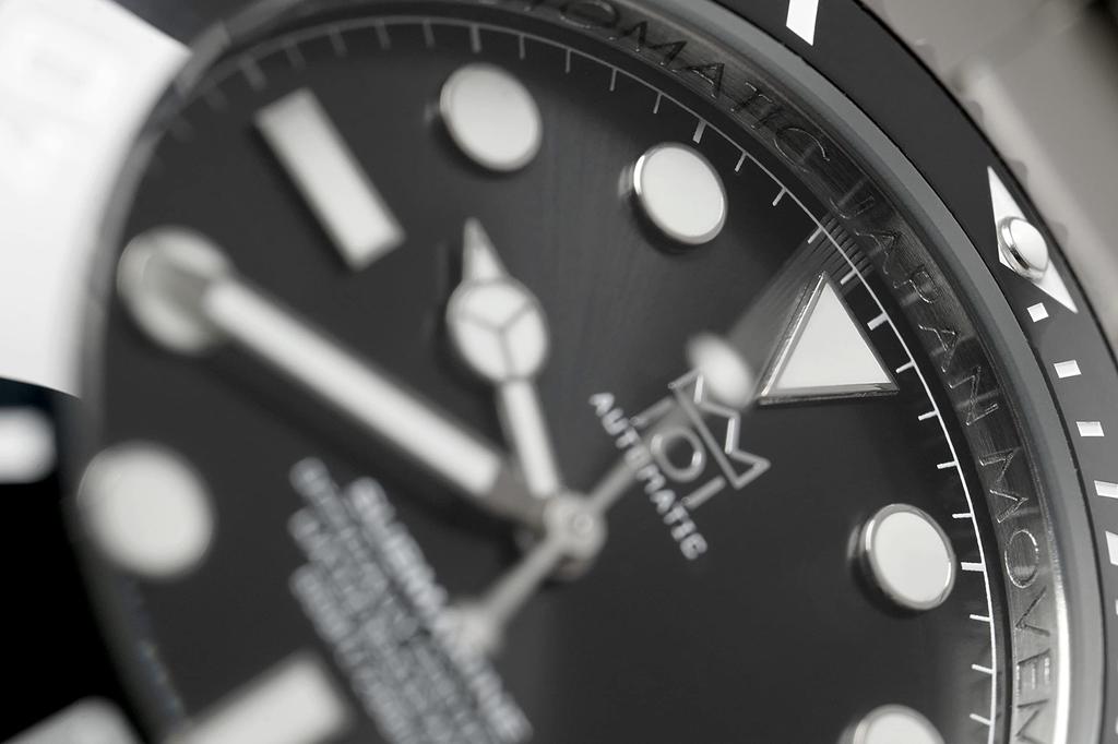 Hyakuichi Ceramic Bezel Watch Mechanical Automatic Hand Winding Automatic 200m Water Resistant Reverse Rotation Prevention Ceramic Bezel Crown Watch