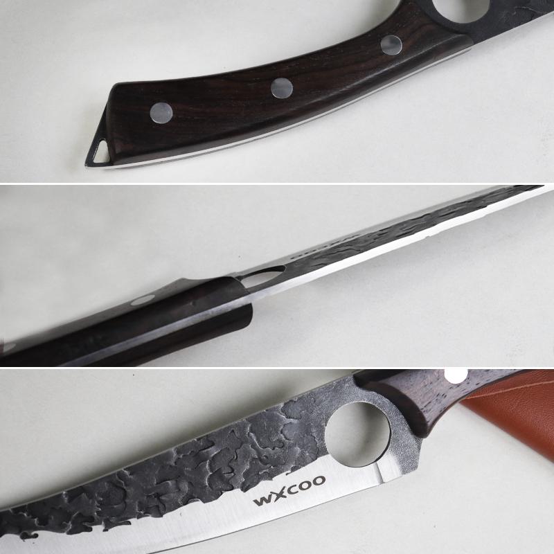 Профессиональный поварской нож, японские кухонные ножи, кованый нож из нержавеющей стали для обвалки, многофункциональный нож для нарезки мяса