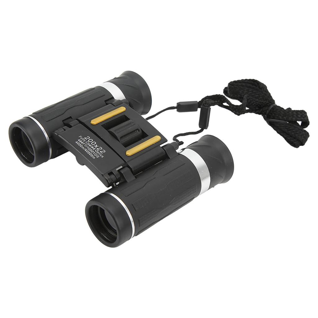 200x22 Компактный бинокль Высокой четкости Оптическое стекло Портативный Мини бинокль Телескоп для