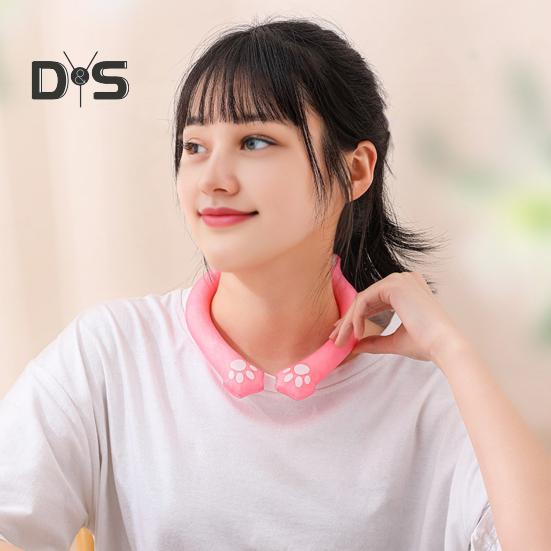 Летняя охлаждающая трубка для шеи Носимый охладитель для шеи Легкое многоразовое ледяное кольцо На открытом воздухе Предотвращение теплового удара Портативный воротник с обертыванием на шею