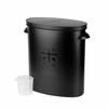 Rice Container, All Black, 5kg Capacity, Bag-Left, BLKP, AZ-5042