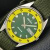 ЯПОНИЯ 6349A ВИНТАЖНЫЕ МУЖСКИЕ АВТОМАТИЧЕСКИЕ ЧАСЫ SEIKO С ЗЕЛЕНЫМ ЦИФЕРБЛАТОМ a701315-5 R206a-a701315