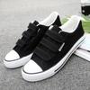 Summer Velcro Canvas Shoes Men'S Shoes Low-Top Men'S And Women'S Breathable Board Shoes Casual Shoes Hook And Loop Slip-On Shoes Student Cloth Shoes