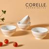 CORELLE Rosemont Ceramic Soup Bowl 4p Tableware Ivory-Orange