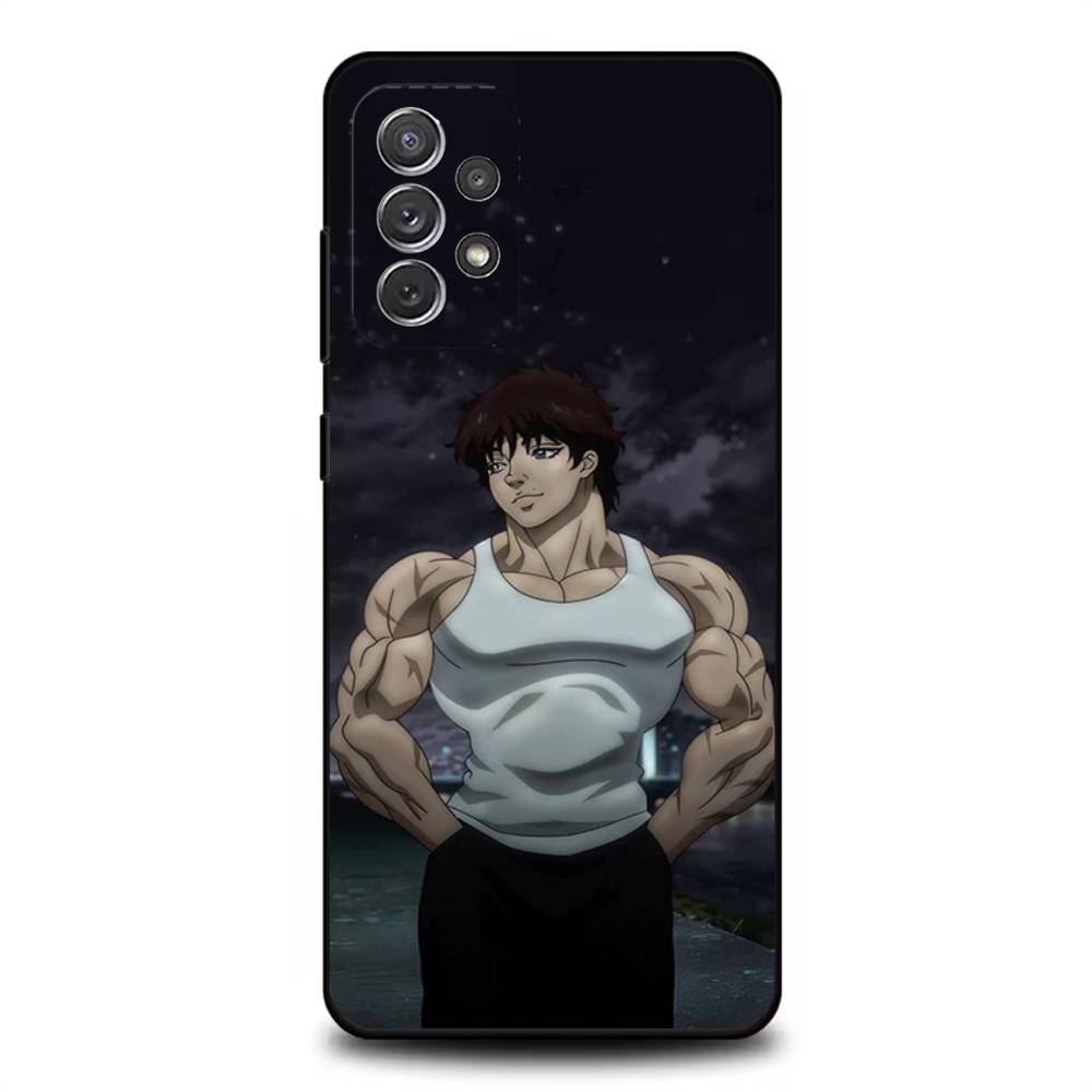 Чехол для телефона Аниме B-Baki H-Hanma для Samsung S 25,24,23,22,30,21,10,9,Ultra,Plus,Lite,FE,4,5G Черный Мягкий Чехол