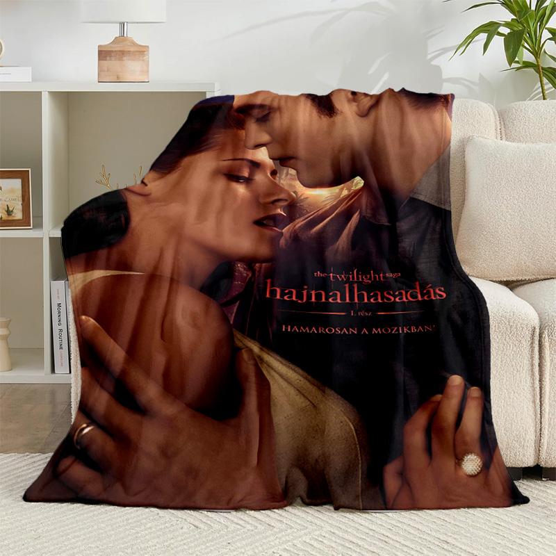 1PC vampire Saga Characters Flannel Blanket Gift, Suitable for Both Men And Women, Soft Ideal for Beds And Sofa, Birthday Or Christmas Gift