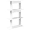 Wall Shelf Wall Mount White 56 x 20 x 90 cm Wood Based Material