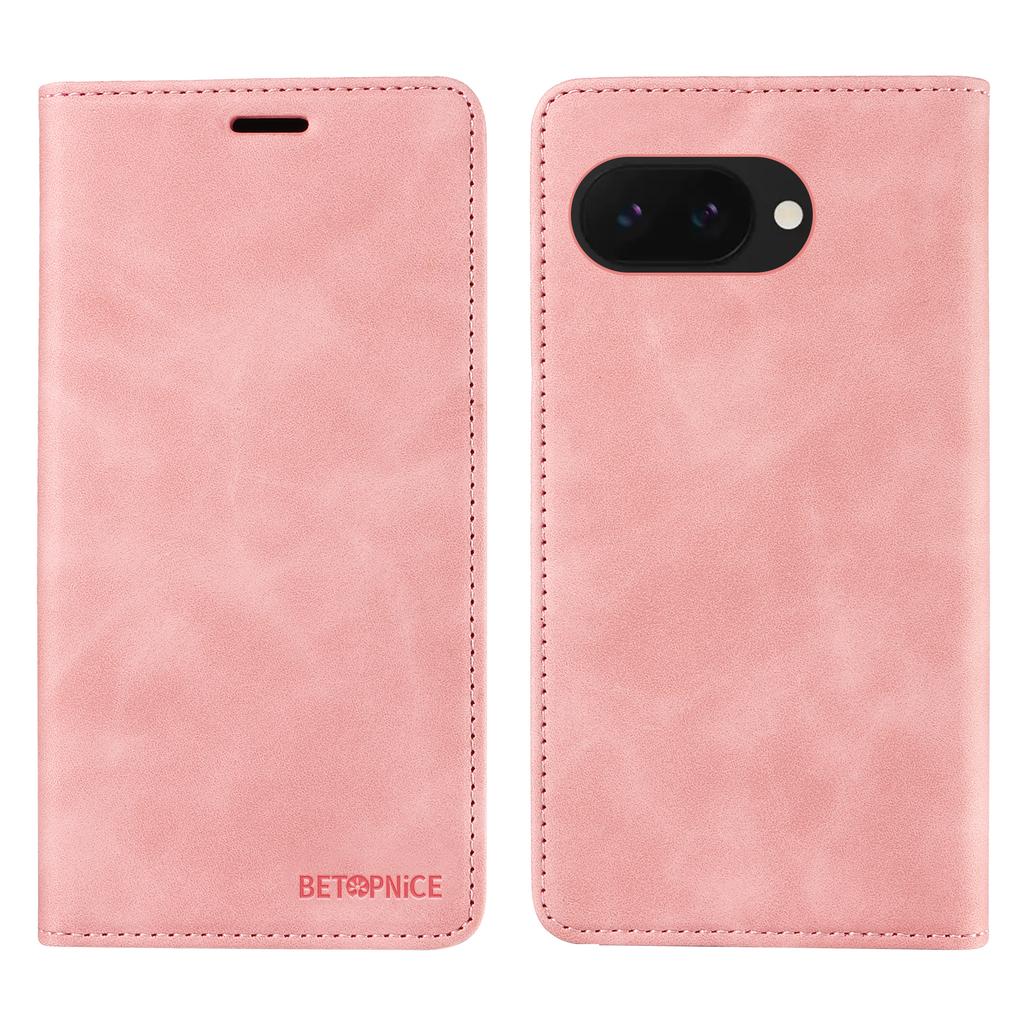BETOPNICE 003 Чехол-кошелек для Google Pixel 9a Кожаный чехол для телефона с подставкой