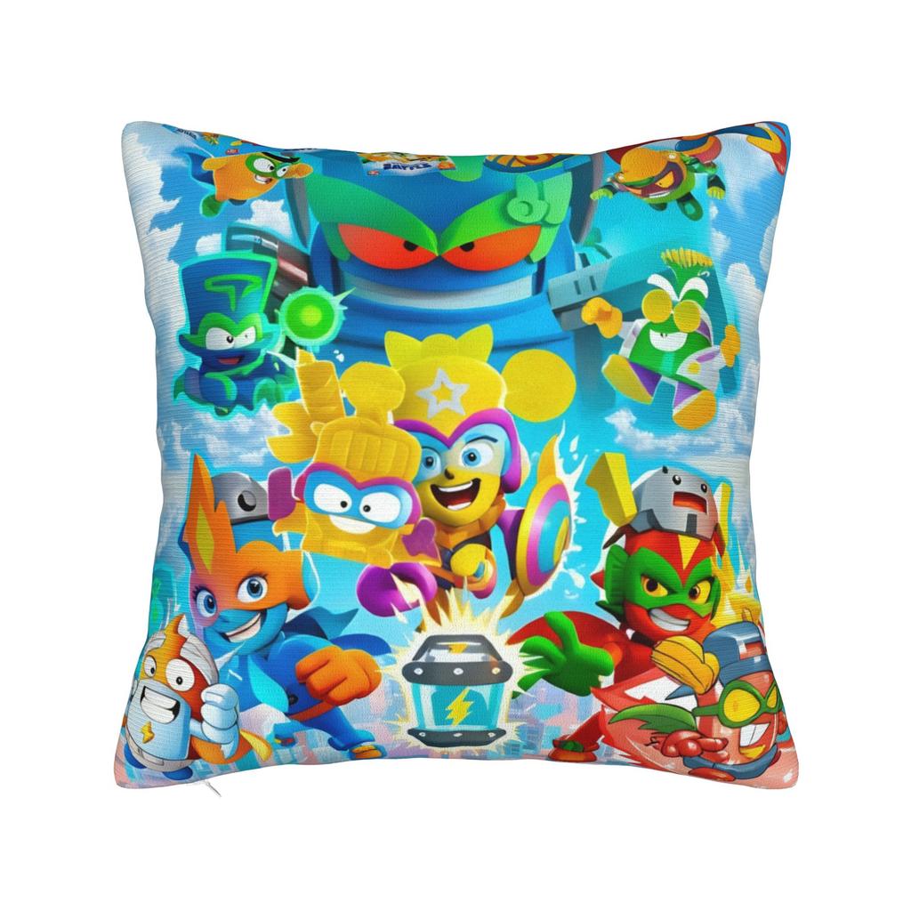 Funny Game Superthings Pillow Cover Novelty Pillow Case For Sofa Car Home Decor Soft Pillowcases Gift