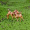 Lovely Couple Deer Mini Craft Micro Landscape Bonsai Garden Home Decor