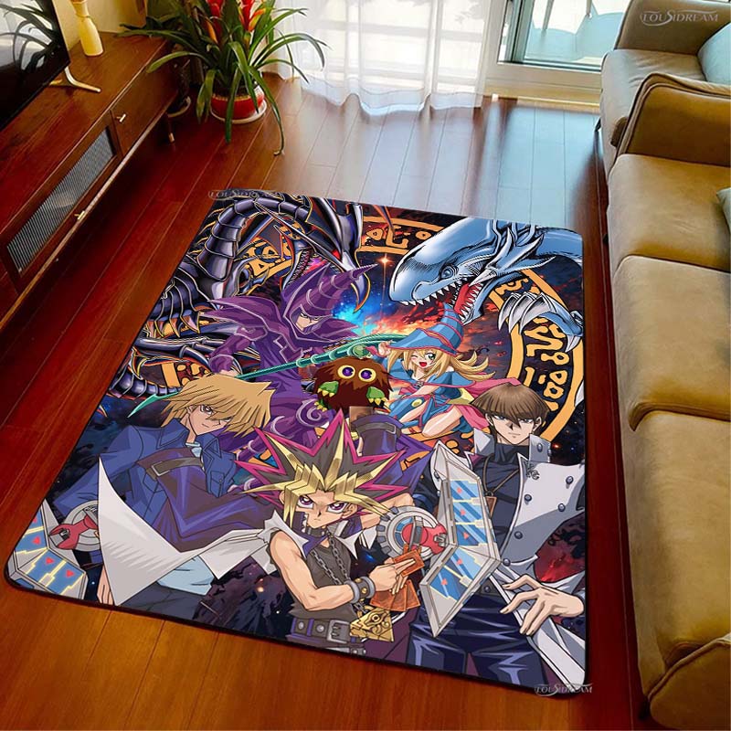 Dark Magician Carpet for Living Room Bedroom Rug Door Kitchen Kid Unslip Floor Mats Birthday gift photography props Alfombra Rug