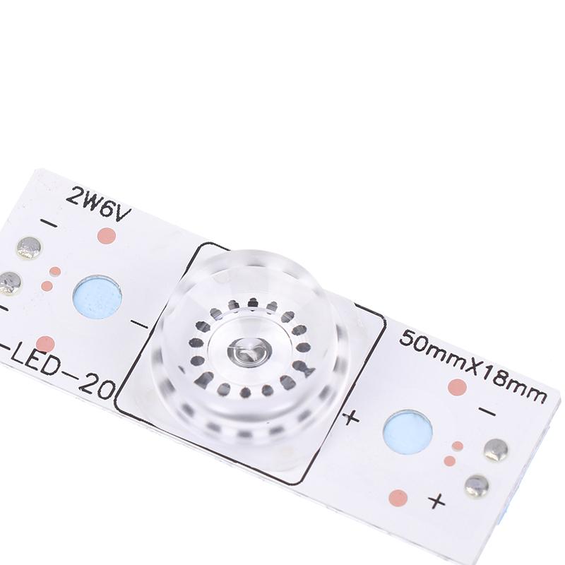 10 шт. 3 В 6 В 2 Вт лампы с оптическим фильтром Len для телевизора 24-108 дюймов универсальная светодиодная подсветка полосы телевизора ремонт простое обслуживание