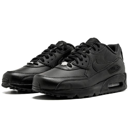 Nike Air Max 90 Кожаные Черные 302519-001