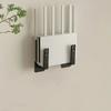 2/1PCS Wireless Wifi Router Rack Wall-mounted Storage Box Socket Strip Holder Bracket Punch-free Bracket