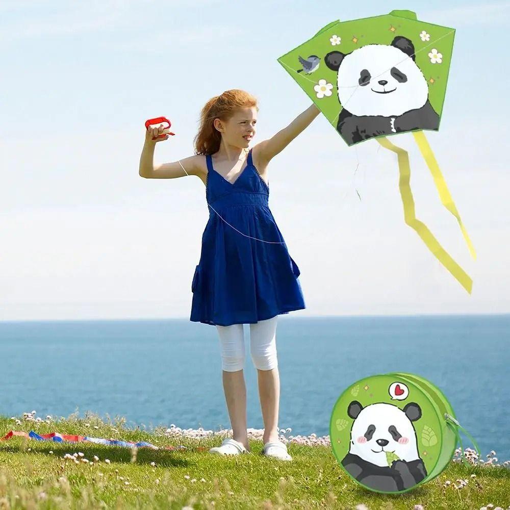 Frameless Spring Outing Pocket Kite Handheld Foldable Children Kite Toys  Outdoor Toys