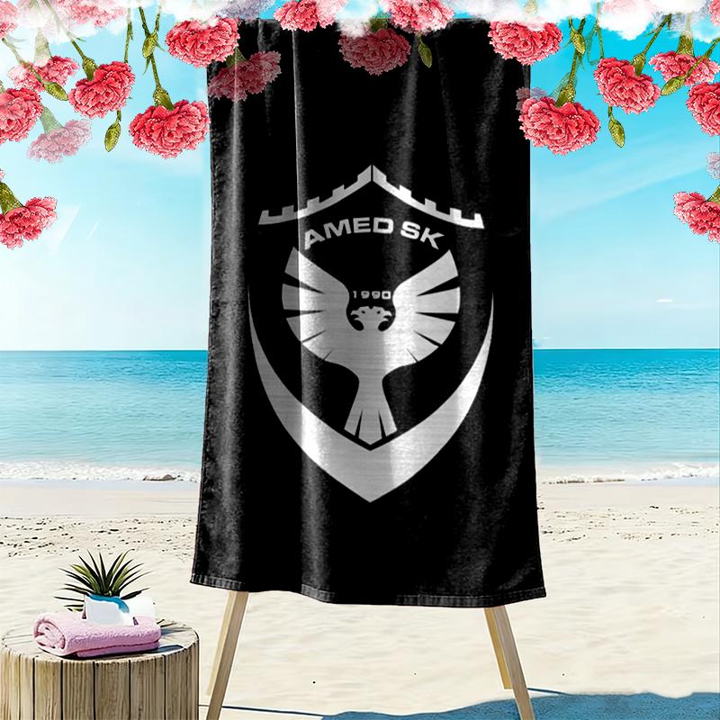 Amedspor Print Beach Towel Large Soft Quick Dry Towel For Beach Camping Swimming