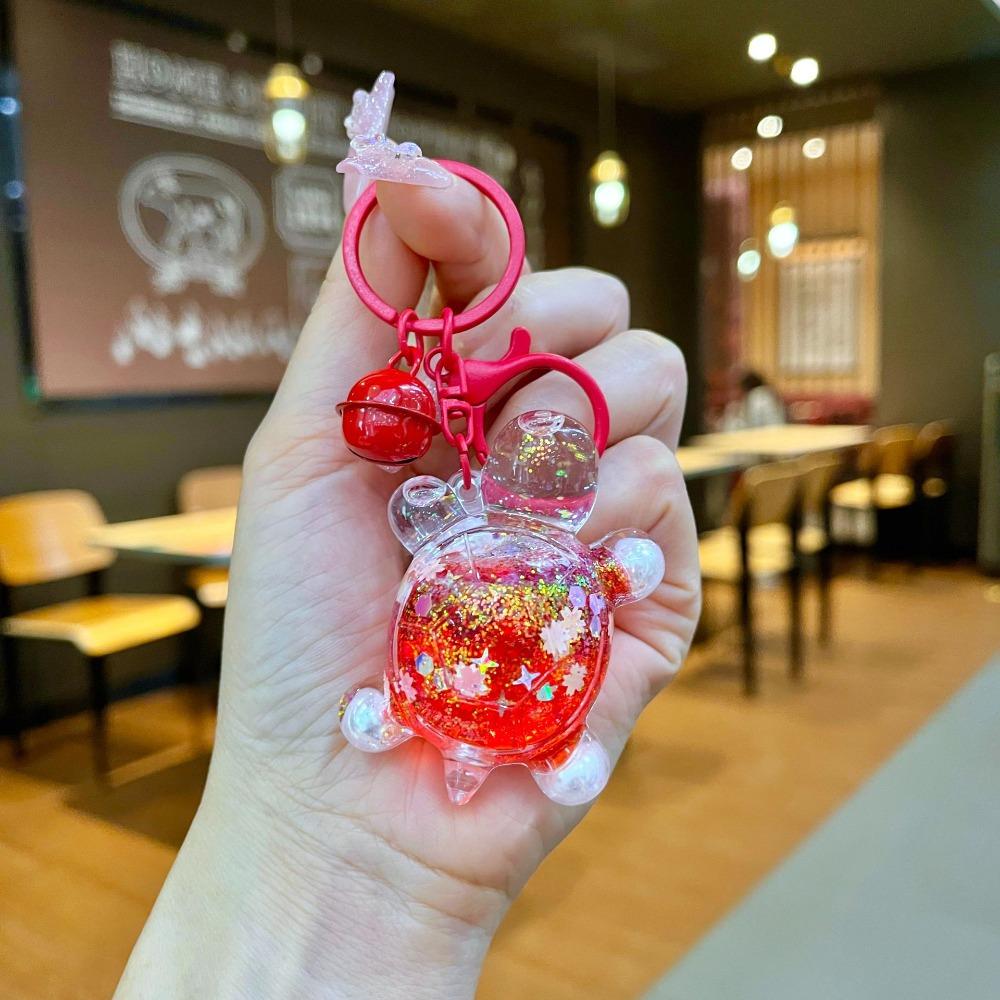 Прозрачные куклы-черепахи цвета конфет, светящиеся зыбучие пески, бутылка, украшение, пара