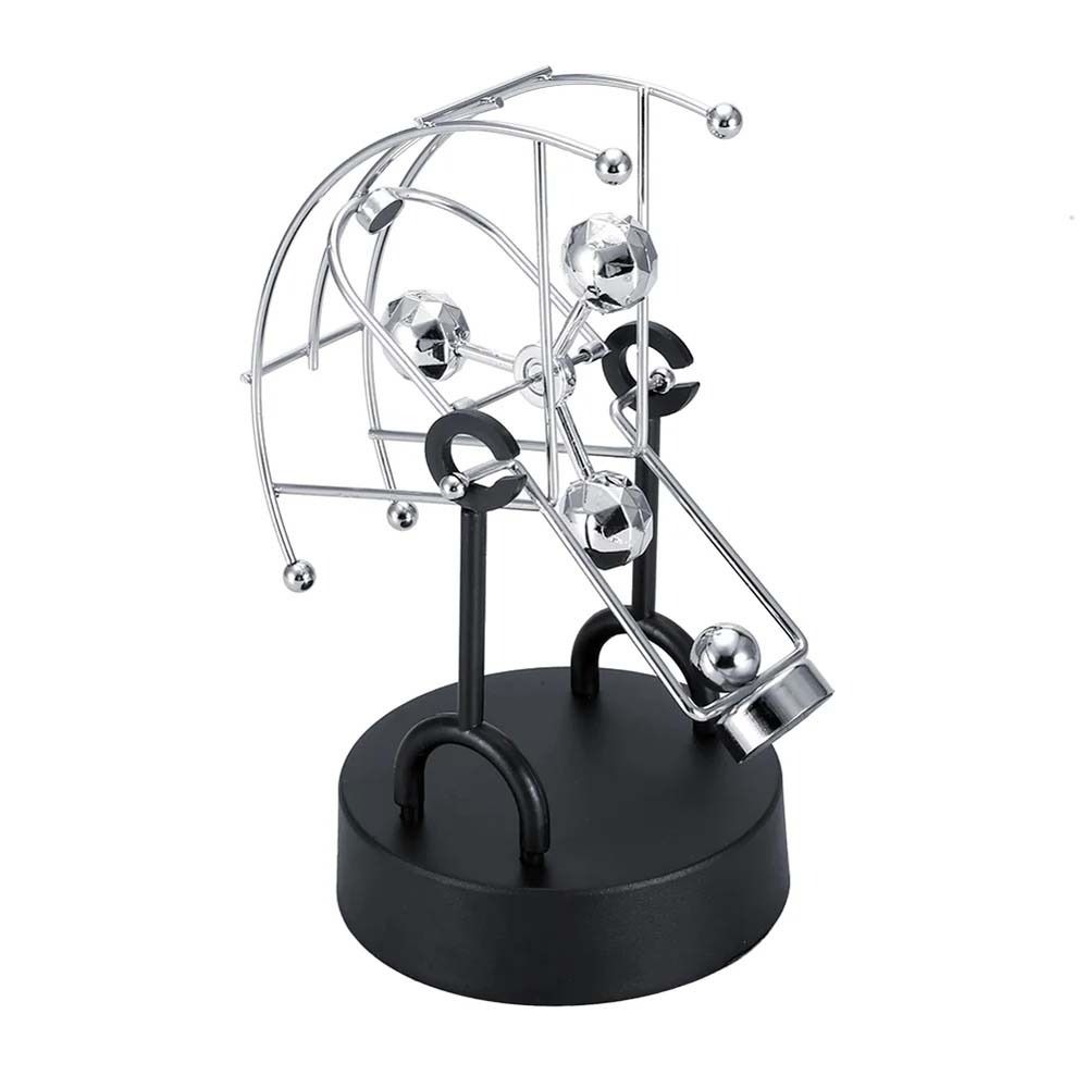 Home Decoration Pendulum Ball Figurine Rotating Perpetual Science Pendulum Toy Tumbler Craft