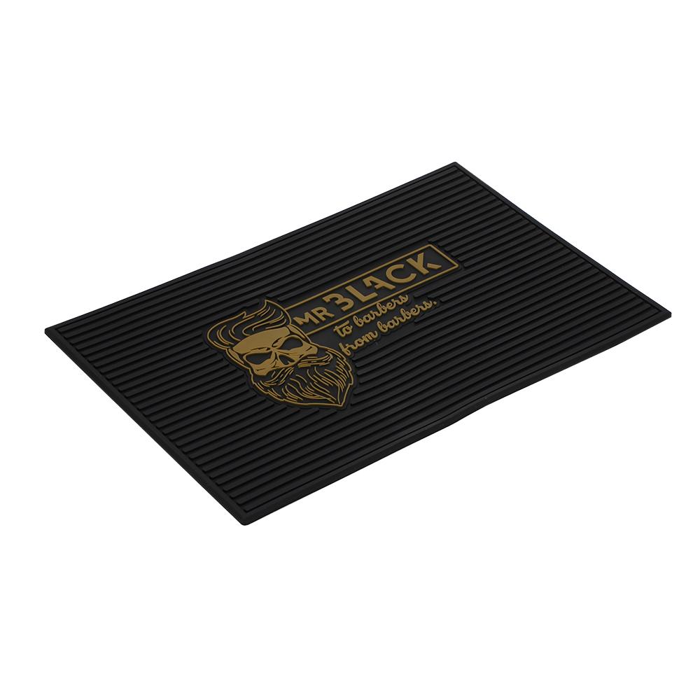 Парикмахерский противоскользящий силиконовый коврик, термостойкая подушечка для волос