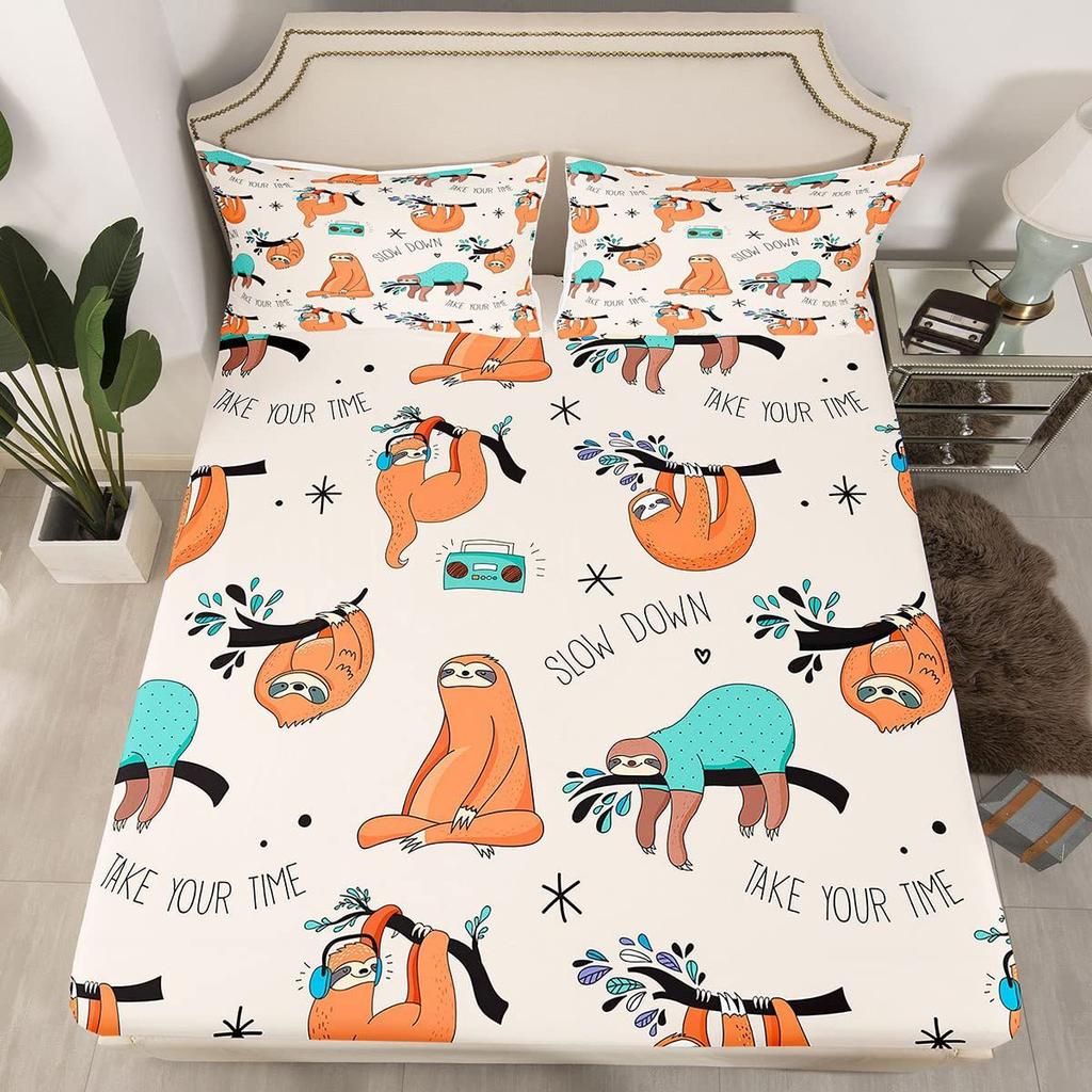 Животное Собака Узор Матрас Комплект из трех предметов Цифровая печать Матрас Постельное белье Взрослые Дети