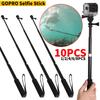 1-10PCS Selfie Stick Self-timer Artifact Handheld Telescopic Bracket Adapter Edge Monopod Selfie Stick For Gopro Action Camera 7