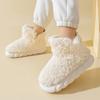 Fashion Comwarm Fur Slippers For Women Winter 2025 New Warm Cozy Furry Boots For Home Indoor Cute Soft Sole Plush Slides For Cotton Shoe
