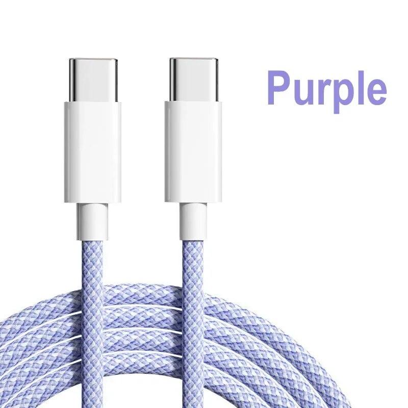 PD 60W USB C к USB Type C кабель для iPhone 15 Pro MAX iPad MAC Type C быстрое зарядное устройство для Xiaomi Redmi Samsung S22