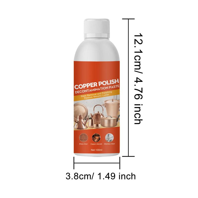 2/1Pcs Brass and Copper Tarnish Remover Metal Polish Cleaner for Polishing of Electrical Appliances Harmless Household Tools