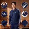 adidas Тренировочная куртка Originals Coach с тремя полосками, свободный крой, на молнии, с длинным рукавом, мужская куртка KV8864