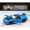 1/32 High Simulation Supercar Ford Mustang Shelby GT350 Car Model Alloy Pull Back Kid Toy Car 4 Open Door Children's Gifts GT500