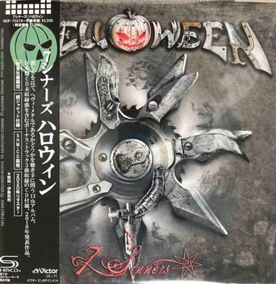 CD HELLOWEEN  7 Sinners Limited EditionSHMCD VICP702189 VICTOR 2023 Япония Obi Metal