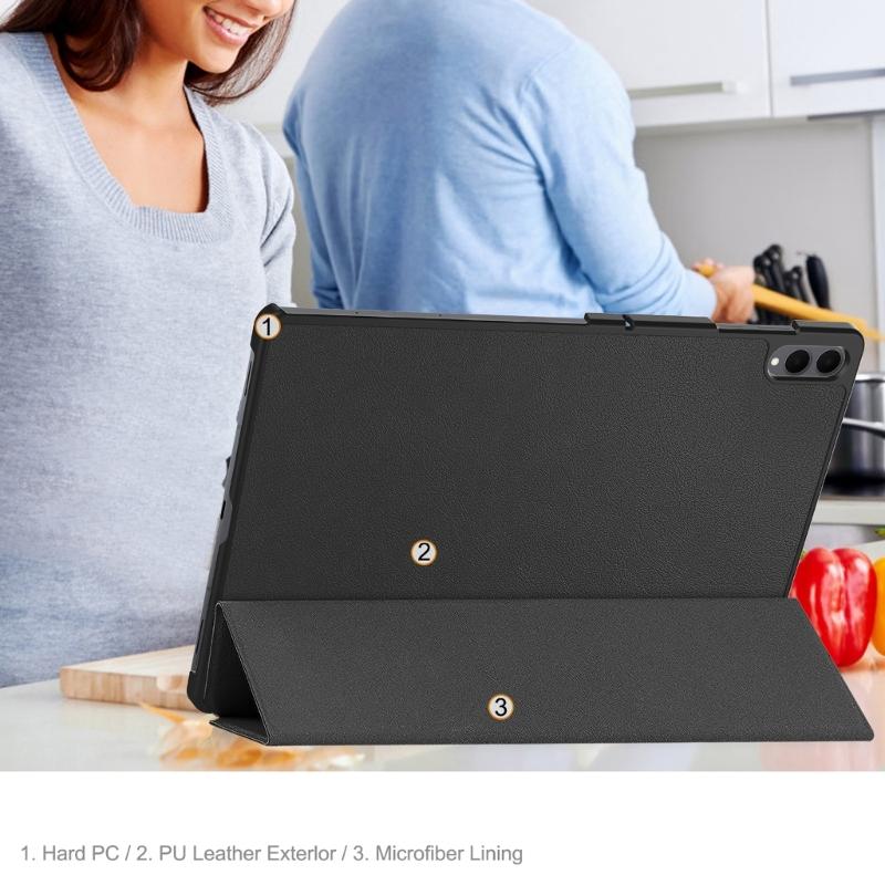 Складной чехол-подставка из ПУ кожи для планшетов Tab S11 Ultra 14,6 дюйма, Магнитная обложка с функцией Авто Сон/Пробуждение, Ударопрочный защитный кейс