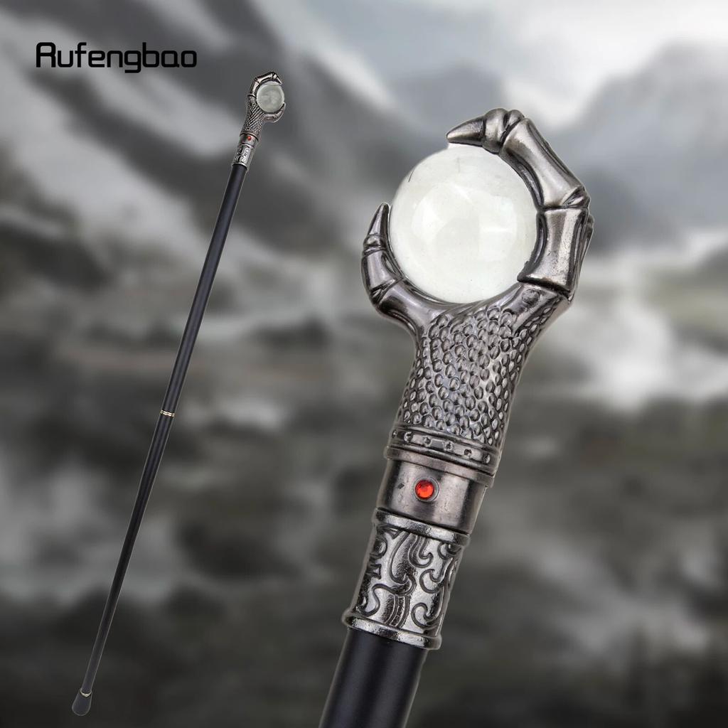 Коготь Дракона, стеклянная прозрачная шариковая трость, модная декоративная трость, элегантная трость для косплея, джентльмен, 93 см