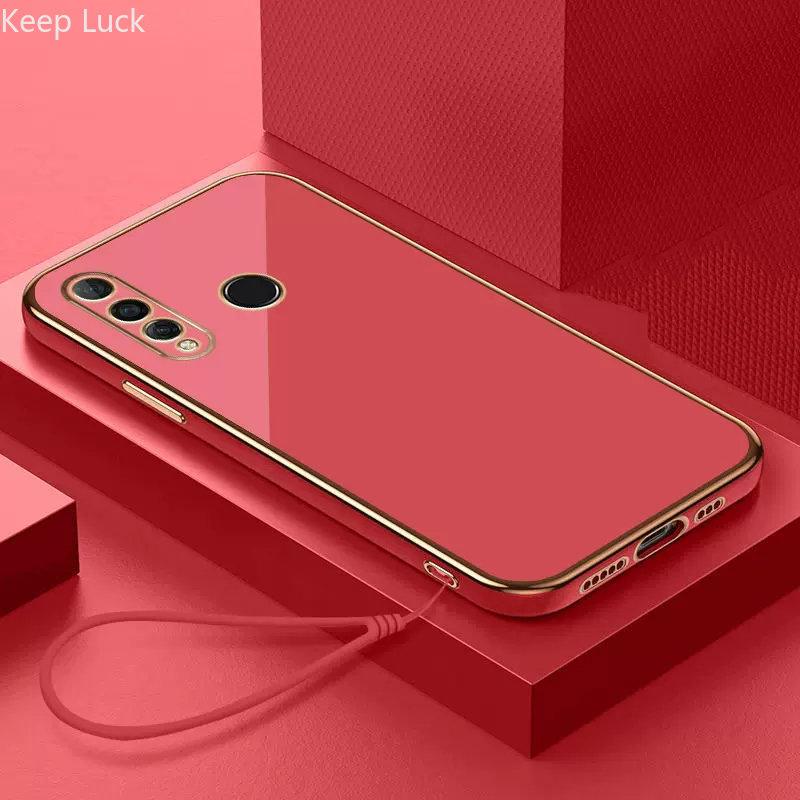 Роскошный силиконовый чехол со шнурком для Huawei Honor X7 X8 50Pro 80 70 30 20 10 20S 30S 10i Y9S Y7A, мягкий чехол-бампер, капа