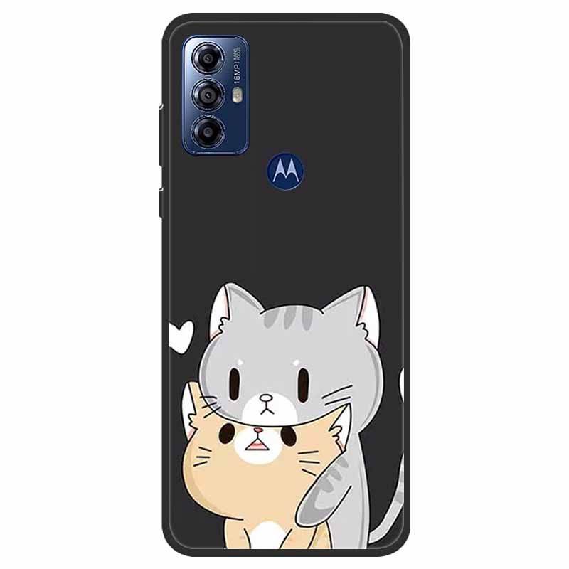 Чехол для Motorola Moto G Play 2023 Мягкий силиконовый задний чехол для Moto G Play 2023 Чехол GPlay 2023 Черная крышка для телефона